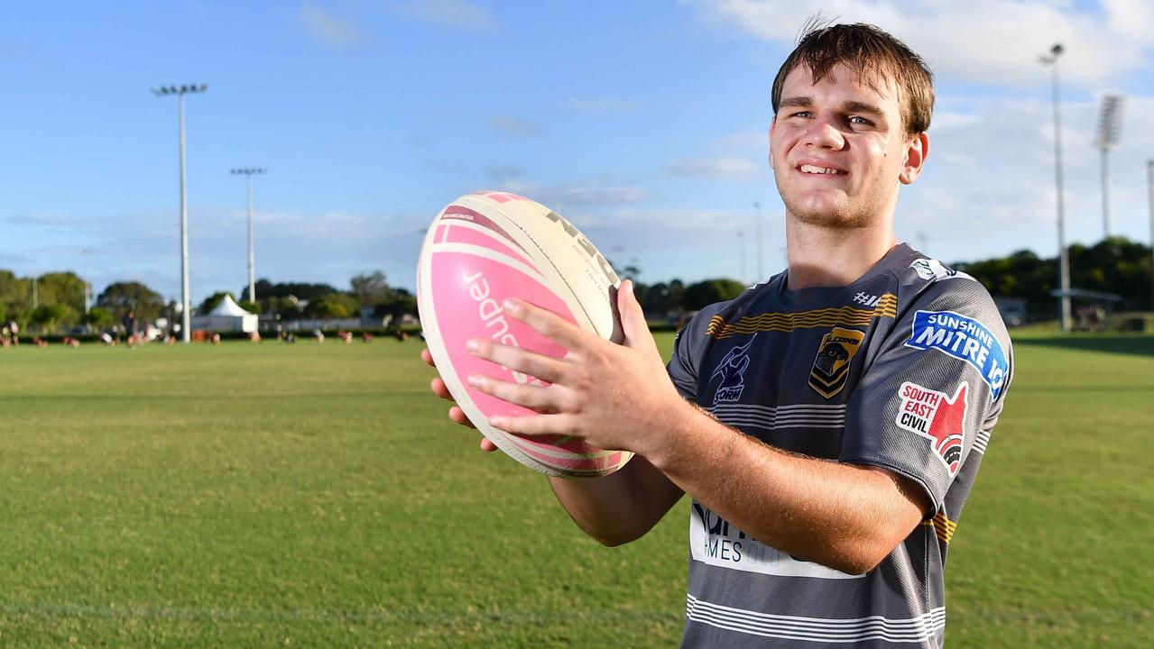 Sunshine Coast Falcons and Mal Meninga Cup player Dyllan Cousens has been revealed as one to watch this season. Picture: Patrick Woods.