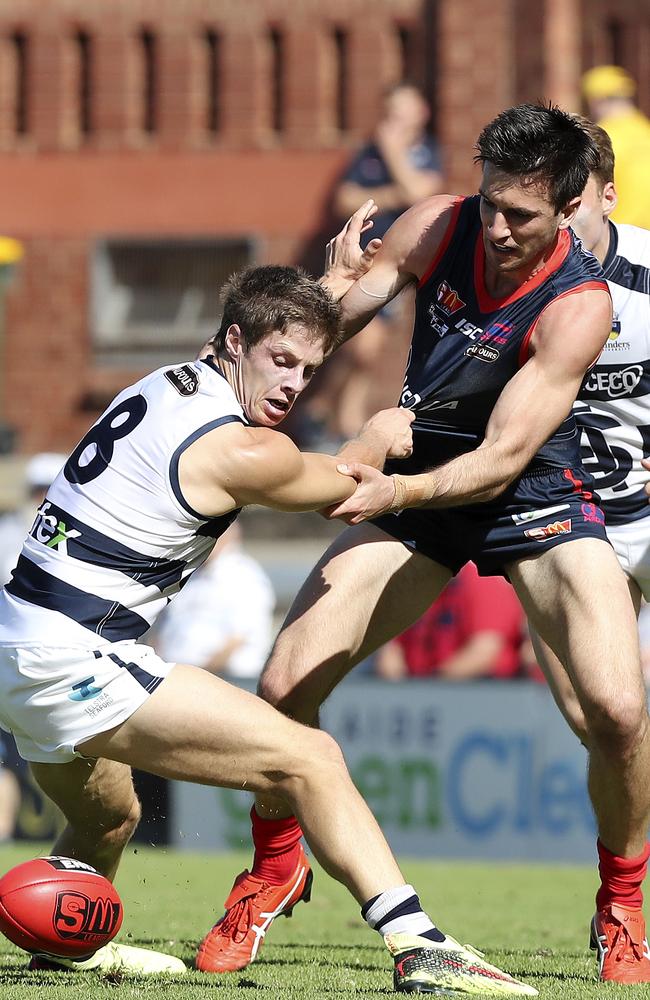 Matthew Panos has been an extremely reliable midfielder for the Redlegs and earned the Jack Oatey Medal in 2014. Picture Sarah Reed