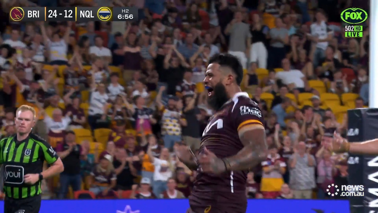 NRL world in awe of ‘battering ram’ Payne Haas in Brisbane Broncos win ...