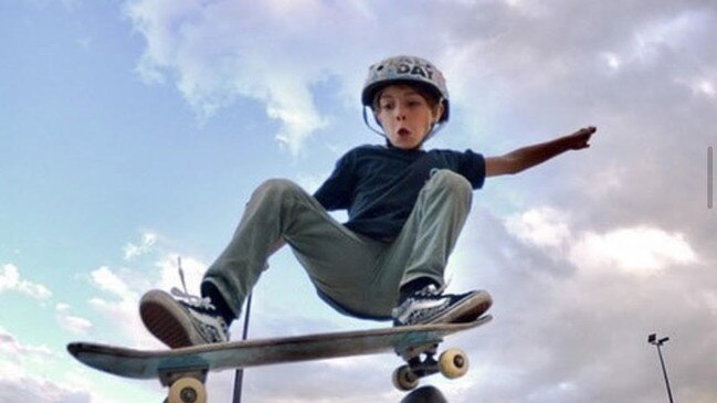 Eamon aged 8 hopes to one day compete in the Olympics. Picture: Instagram/@eamon.escher