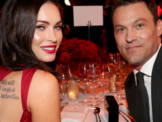 FILE - AUGUST 09: Actors Megan Fox and Brian Austin Green welcomed their third son together, Journey River Green, on August 4, 2016. LOS ANGELES, CA - OCTOBER 11:  Actors Megan Fox (L) and Brian Austin Green attend Ferrari Celebrates 60 Years In America on October 11, 2014 in Los Angeles, California.  (Photo by Jonathan Leibson/Getty Images for Ferrari North America)