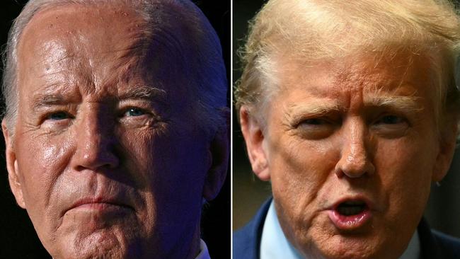 It won’t matter for Australia who wins the Novembers US presidential election between Joe Biden and Donald Trump. Pictures: Brendan Smialowski and Angela Weiss/ various sources/ AFP