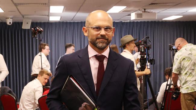 LNP Treasury spokesman David Janetzki at Parliament House. Picture: Liam Kidston