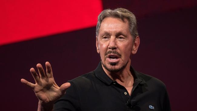 Chairman and co-founder of Oracle Larry Ellison. Picture: David Paul Morris/Bloomberg