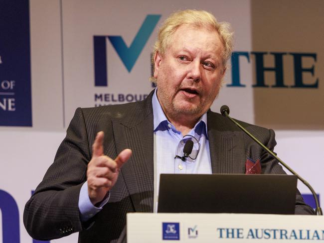 2/11/2023 CEO of WiseTech Global Richard White during the Economic & Social Outlook Conference in Melbourne. Aaron Francis / The Australian