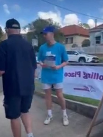 A volunteer could be hear saying “make Australia great again”. Picture: Supplied