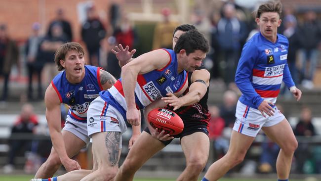 Ryan Llewellyn during his time at Central District. Picture: SANFL Image/David Mariuz