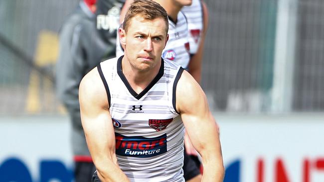 Devon Smith looks ready to bounce back in 2020 after an impressive start to the Bombers’ pre-season. Picture: Martin Keep/Getty