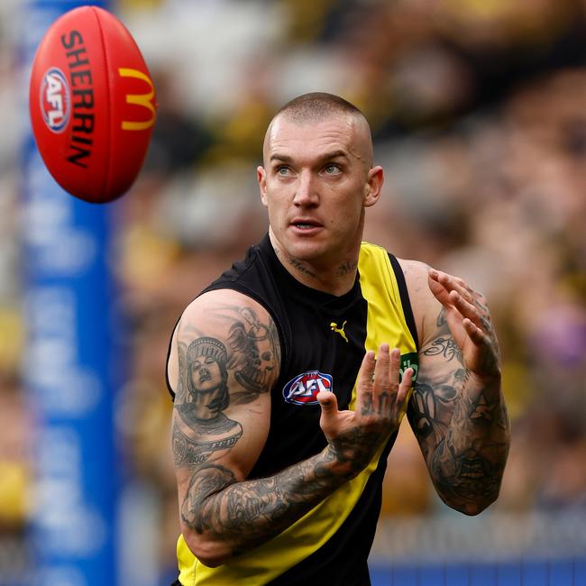 Dustin Martin has been linked to a string of women, but none of the relationship rumours have ever been confirmed. Picture: Getty Images