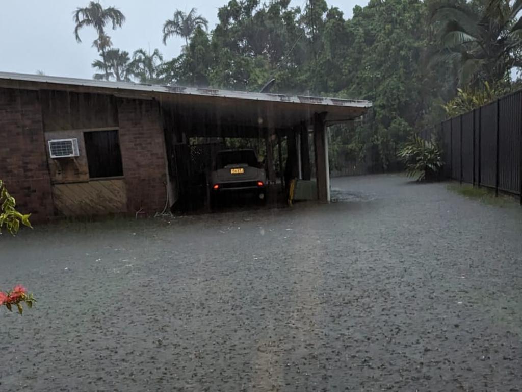 A Port Douglas home on Sunday morning. Picture: Terrence Douglas