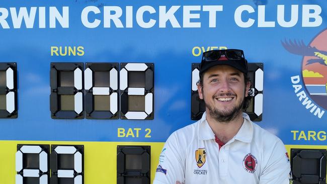 Dylan Mullen made 41 against Darwin at Kahlin Oval. Picture: Ian Buttterworth.