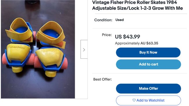 Fisher price sales roller skates