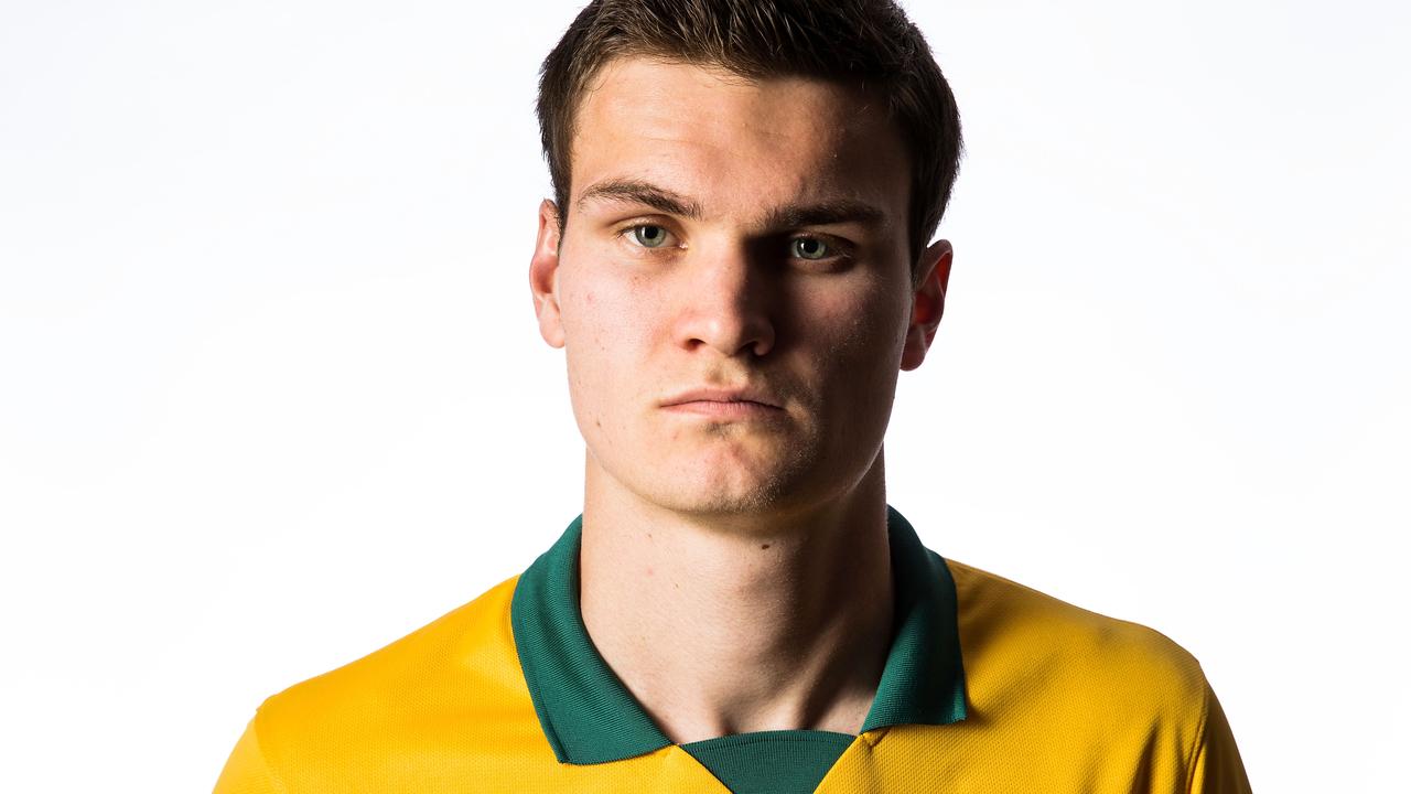 SYDNEY, AUSTRALIA - MAY 20: Curtis Good poses during an Australian Socceroos portrait session at Crowne Plaza Terrigal on May 20, 2014 in Sydney, Australia. (Photo by Matt King/Getty Images)