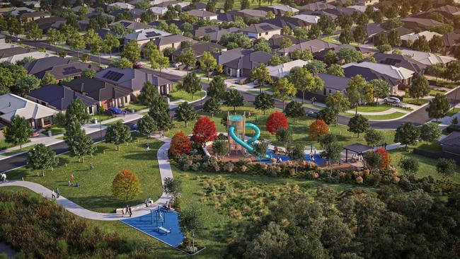 A concept image of the Avaline estate, valued at $106 million in Burpengary. Picture: Contributed