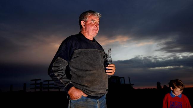 Dubbo farmer Col Tink said recent frosts and rain had seen mice numbers nosedive on his property. Photo: Saeed Khan/ AFP