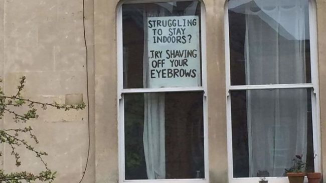 Hilarious lockdown signs prove Covid won't take our sense of humour ...