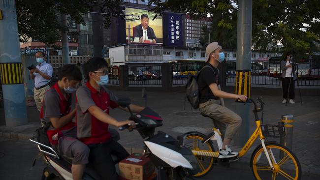 Domestic demand has boosted China’s Caixin PMI. Picture: AP Photo/Mark Schiefelbein.