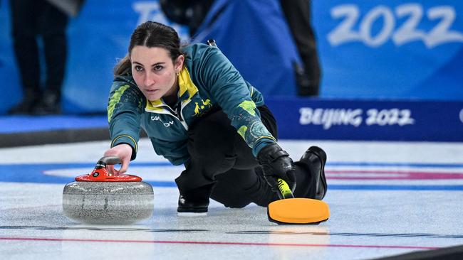 Australia’s Tahli Gill returned a positive Covid test, ending her team’s Olympics prematurely. Picture: AFP