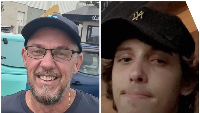 Hervey Bay Uber driver Scott Cabrie and 18-year-old Tye Wayne Porter.