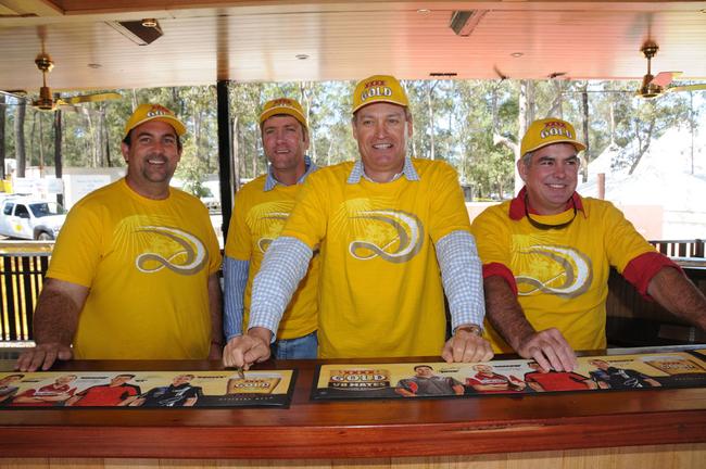 Matt King, David Strachan, Troy Zeismer and Jason McPherson. Picture: Craig Warhurst