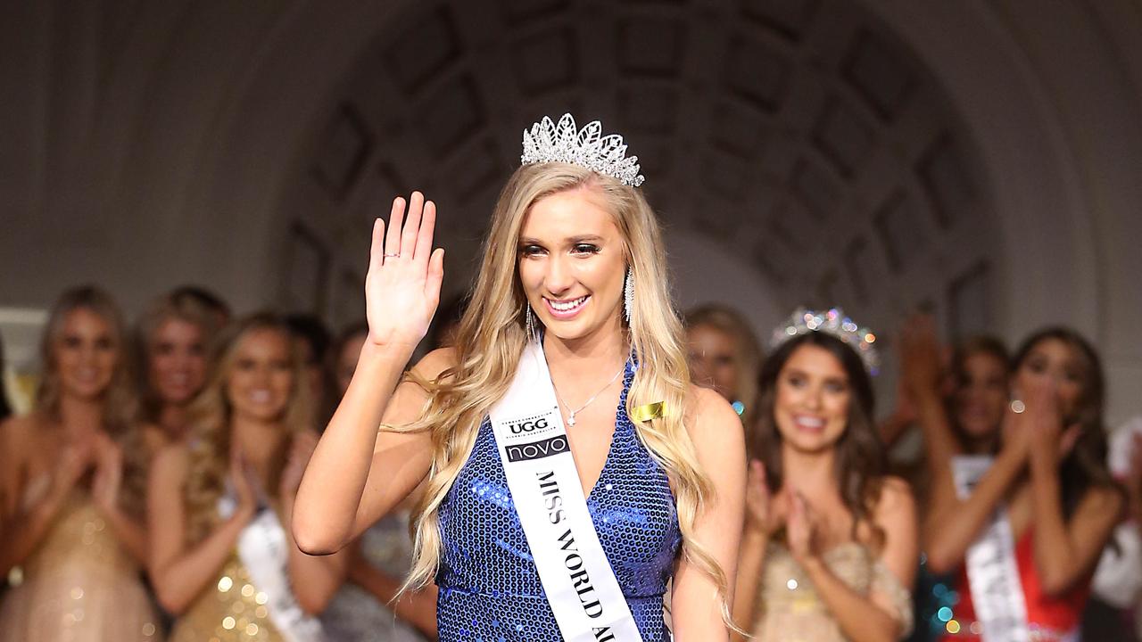 Miss World Australia at Palazzo Versace, Gold Coast.Photo of Sarah Marschke (NSW).19th July, 2019 Gold Coast AAP Image/Richard Gosling