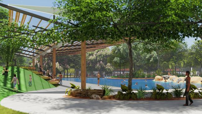 Casuarina Pool's $25 million upgrade will see it transformed into a ‘tropical destination’ in the northern suburbs. Picture: Supplied