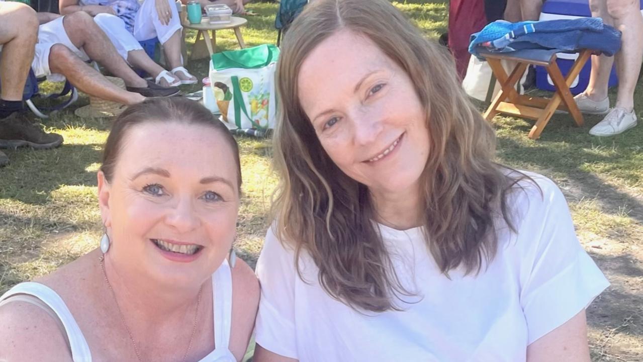 Susan Lyle and Corin Kelly at the Noosa Alive festival on Sunday July 30, 2023.