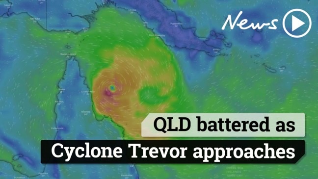 QLD battered as Cyclone Trevor approaches