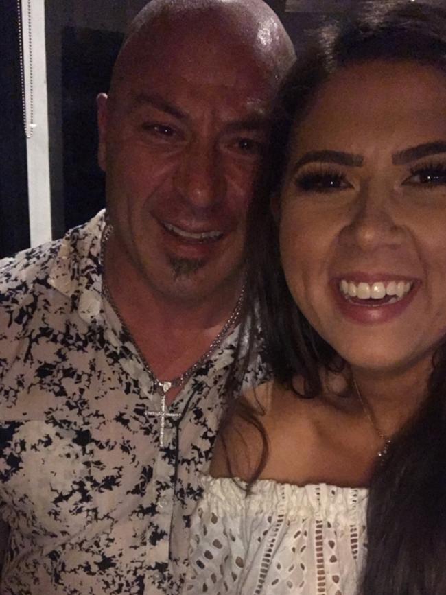 Jade with her father Milad Mokbel.