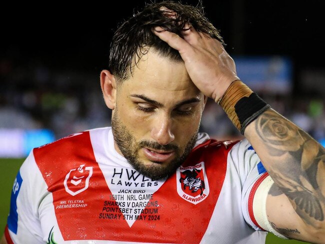 St George-Illawarra's embarrassing 'Dargons' jersey gaffe.