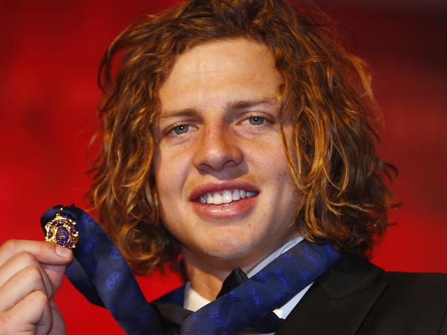 2015 Brownlow medal. Nat Fyfe 2015 Brownlow Medal winner . Pic: Michael Klein.