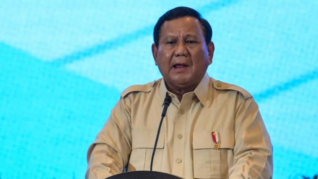 Indonesian President Prabowo Subianto: ‘I want to save money, that money is for the people.’ Picture: AFP