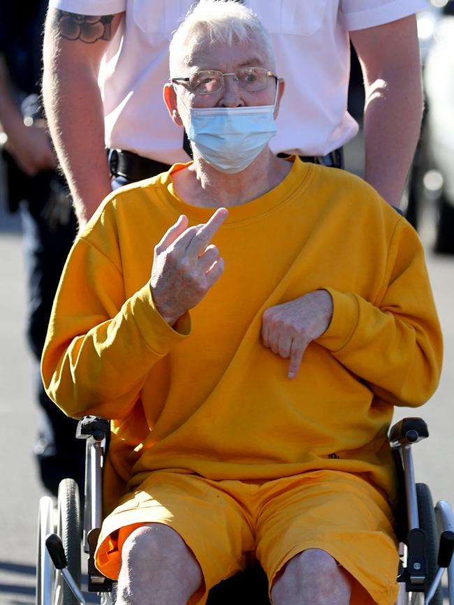 Mark Peter Adams during a jury view to North Adelaide. Picture: NCA NewsWire / Kelly Barnes