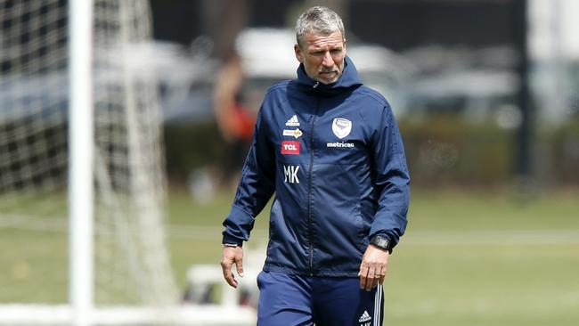 Outgoing Melbourne Victory coach Marco Kurz. Picture: Getty Images