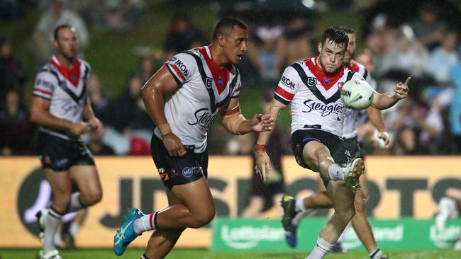 Luke Keary starred for the visitors in Cooper Cronk’s absence. (Photo by Cameron Spencer/Getty Images)