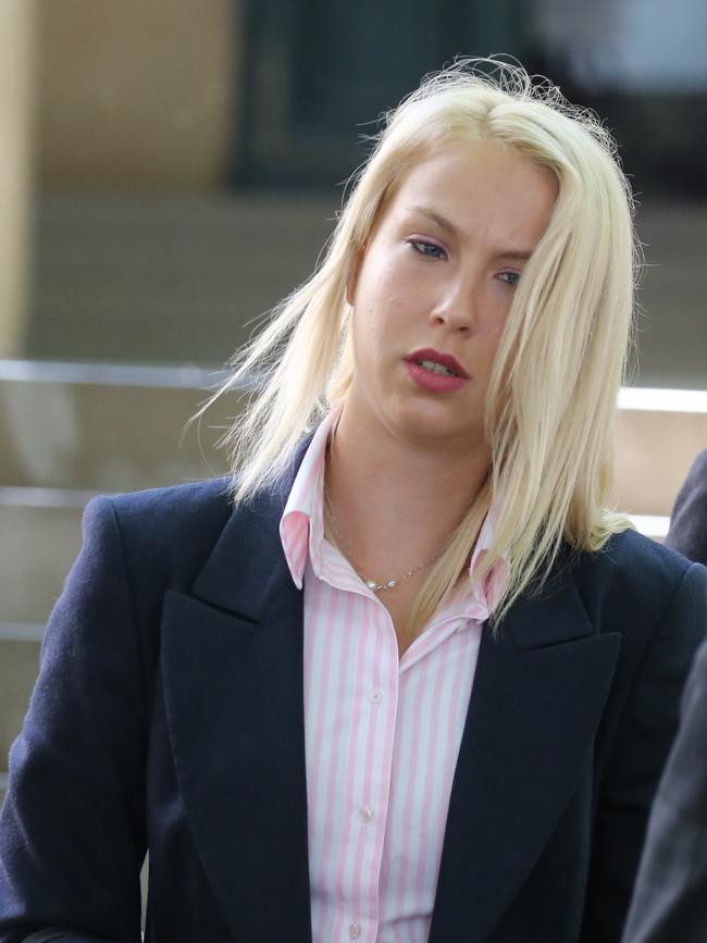 Davis’ co-accused Hannah Quinn was granted bail in August. Picture: John Grainger