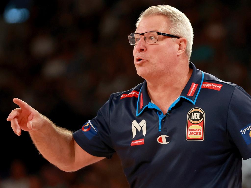 Scott Roth expects Dean Vickerman and United to bring the heat in game four. Picture: Kelly Defina/Getty Images