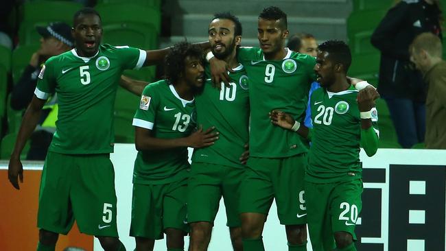 Mohammed Al Sahlawi got Saudi Arabia back into the game from the penalty spot.