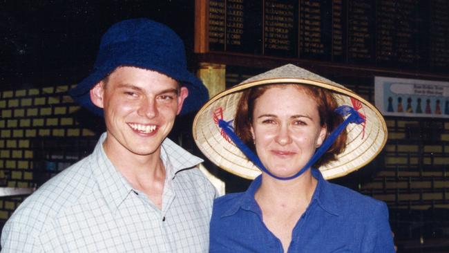 David Breckenridge pictured with Vanessa Baylis.