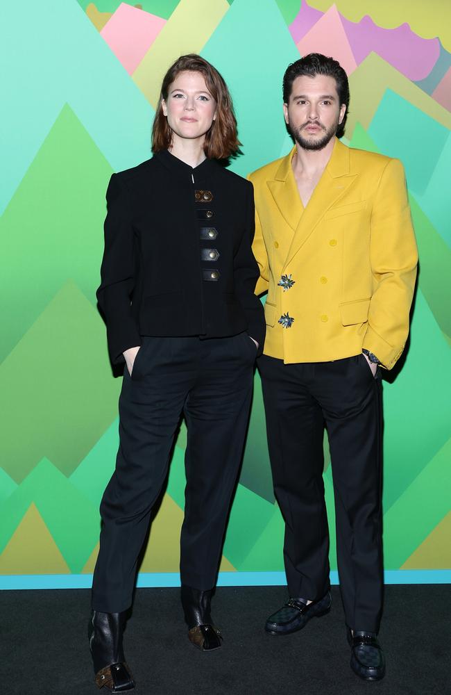 Kit Harington has revealed he and wife Rose Leslie are expecting their second child. Picture: Getty Images