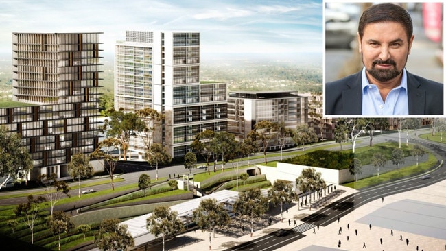 A block of land in Sydney’s Hills district that Jean Nassif spent more than $300m to assemble is now for sale.