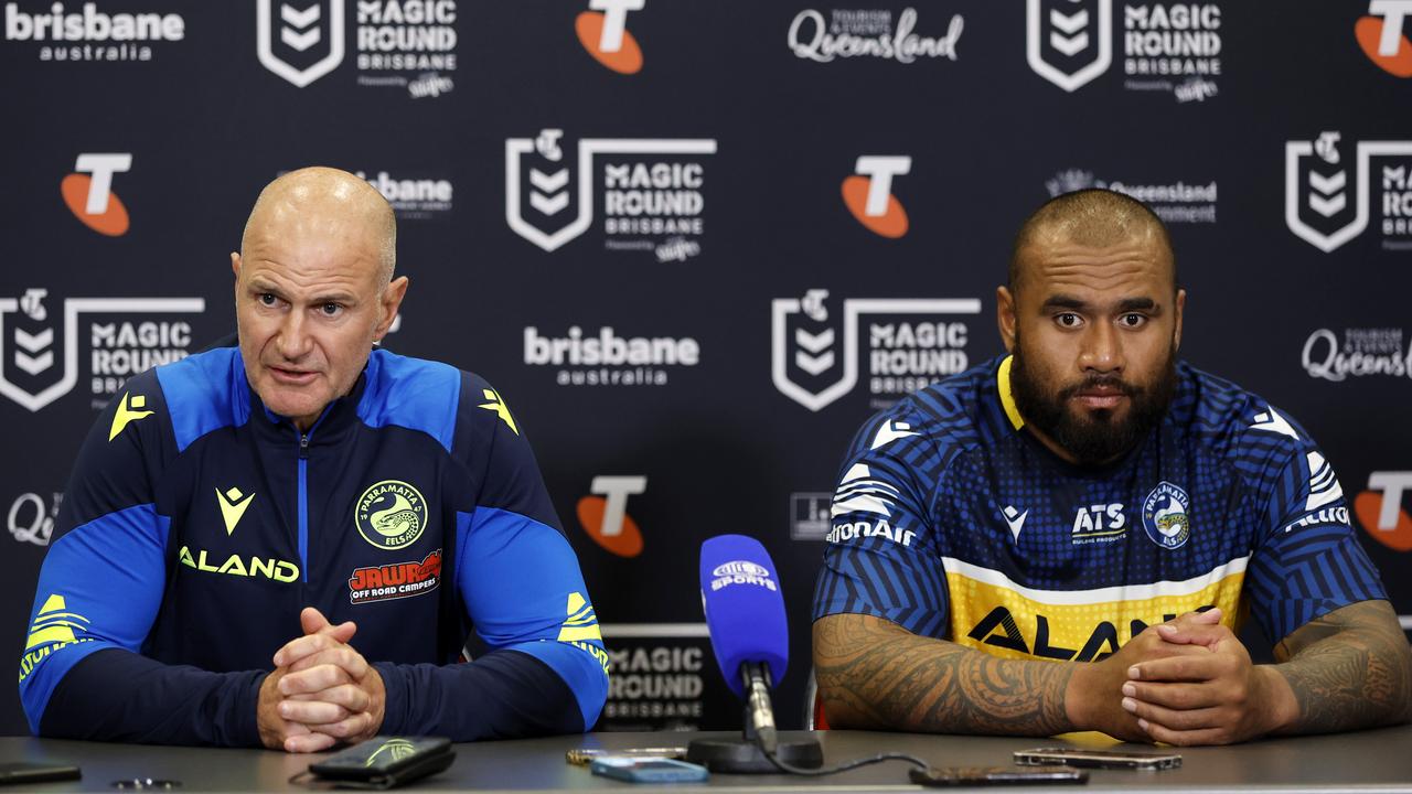 Arthur speaking after the heavy-handed loss to the Storm.