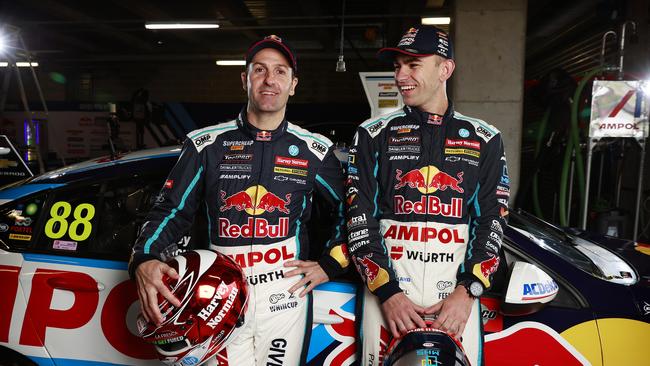 Brock Feeney has teamed up with childhood hero turned co-driver, Jamie Whincup, ahead of this weekends Bathurst 1000. Picture: Tim Hunter.