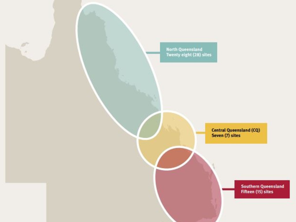 There were more than 40 alternative large-scale pumped hydro sites considered before the government selected Pioneer-Burdekin and Borumba. Picture: Queensland Hydro Study