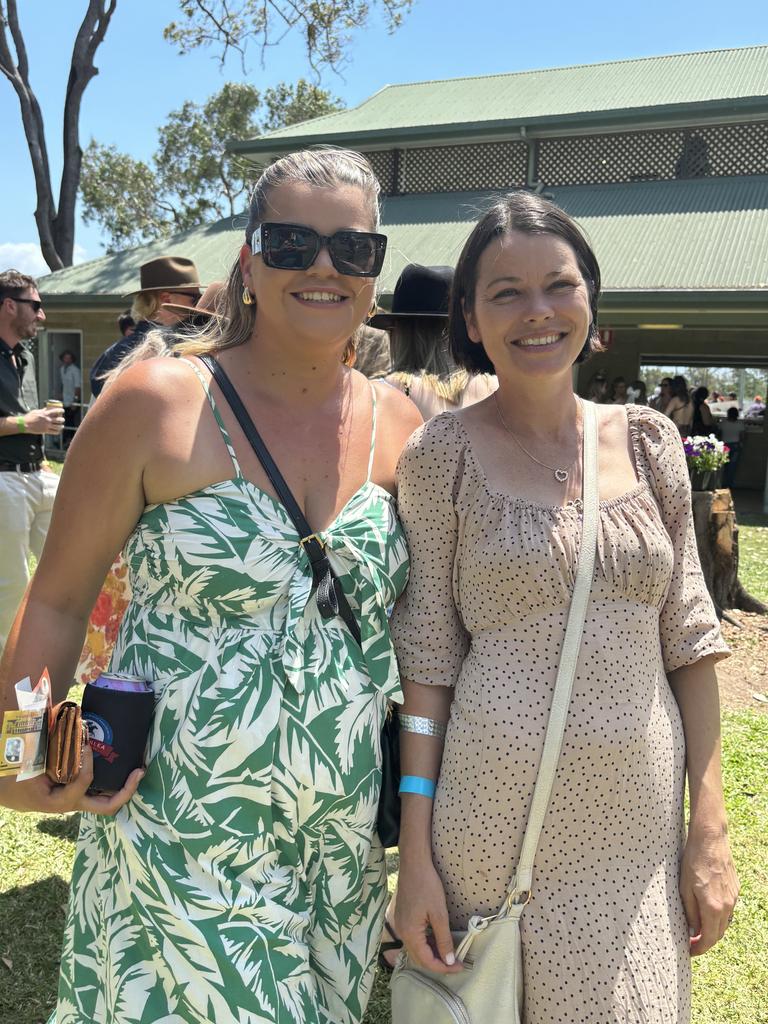 Racegoers at the Torbanlea Picnic Races.