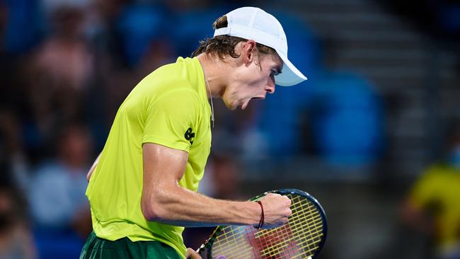 Is Alex De Minaur primed for a quarter-final run? Picture: Getty