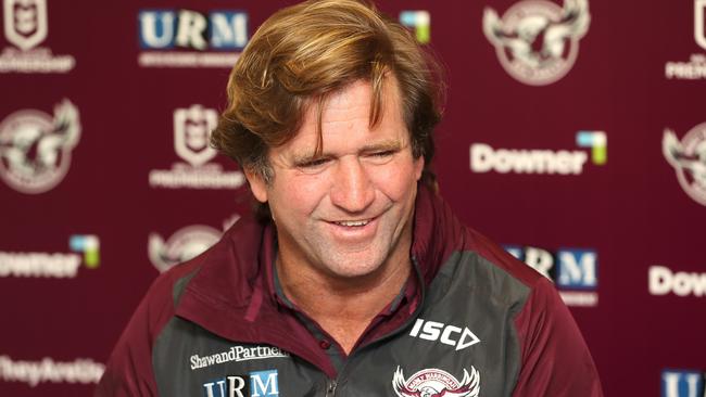 Manly are smiling again with Des Hasler in charge. Picture: AAP Image/Martin Hunter