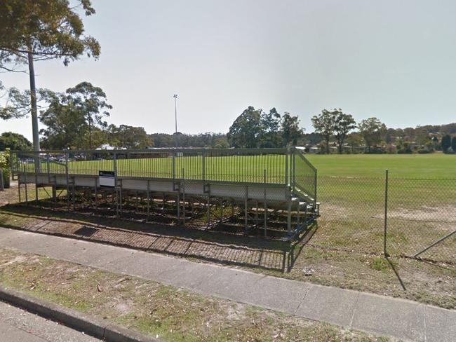 Erina Oval was the scene of a wild brawl (Google images)