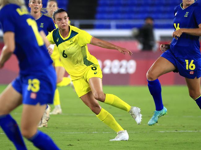 Chloe Logarzo during the semi-final at the 2020 Tokyo Olympics. Picture: Adam Head