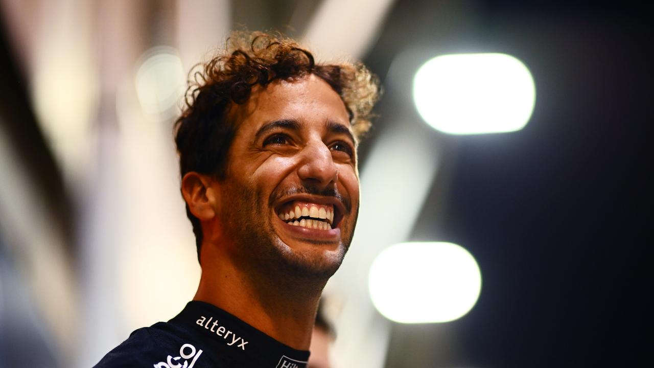 Daniel Ricciardo is always all smiles. Photo by Clive Mason/Getty Images